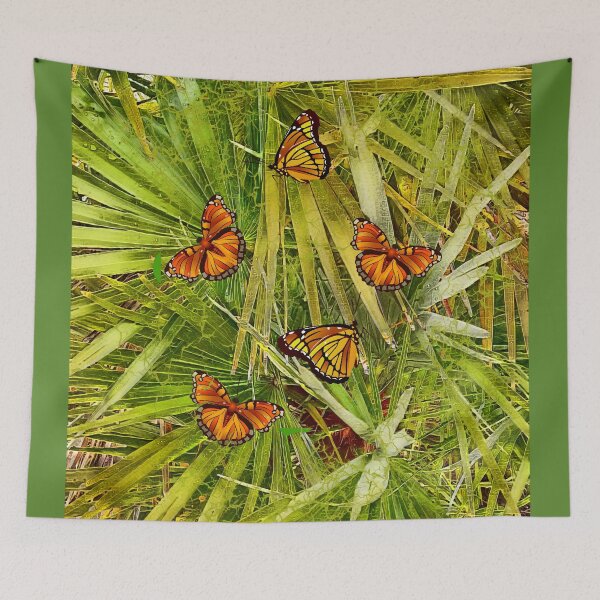 Item preview, Butterflies on palms.  designed and sold by interocitore.