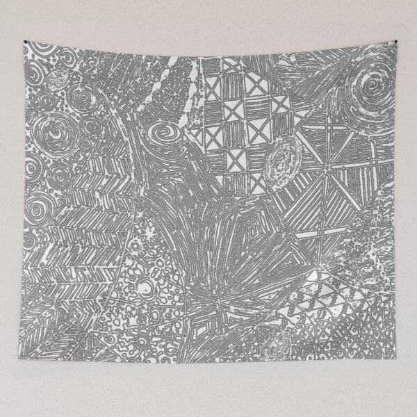 Item preview, THE BACK FENCE WAS WATCHED BY A PACK OF LICKY CATS - GREY designed and sold by GNOSHERY LIBERTAS.