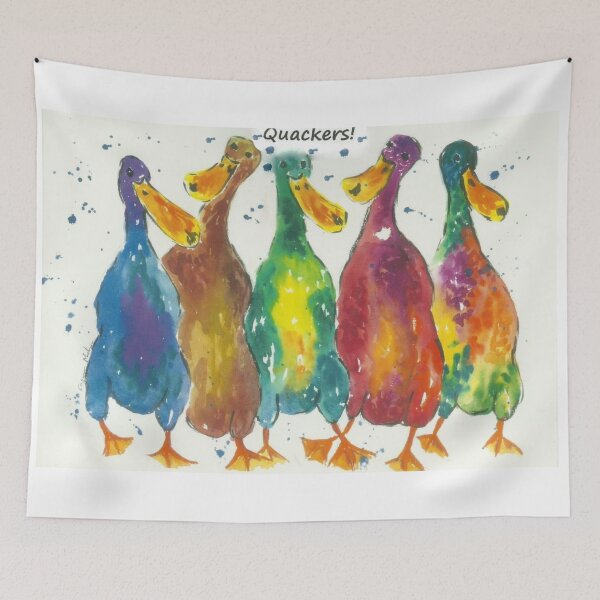 Item preview, Colourful Ducks "Quackers  designed and sold by Casimirasart.