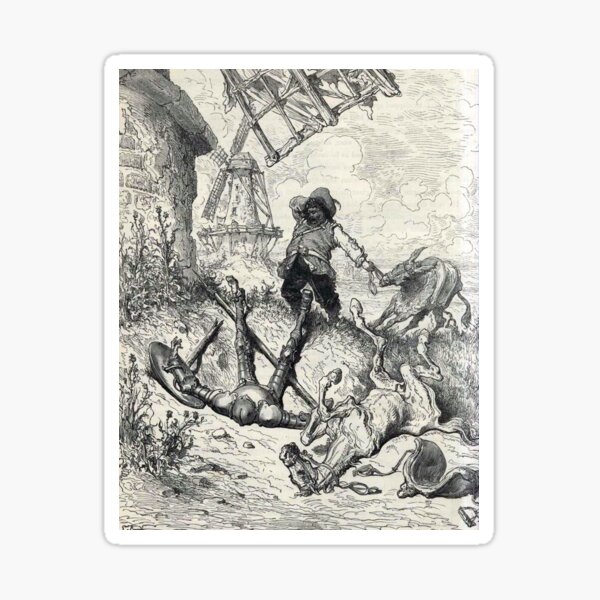 Item preview, Don Quixote - Gustave Dore designed and sold by forgottenbeauty.