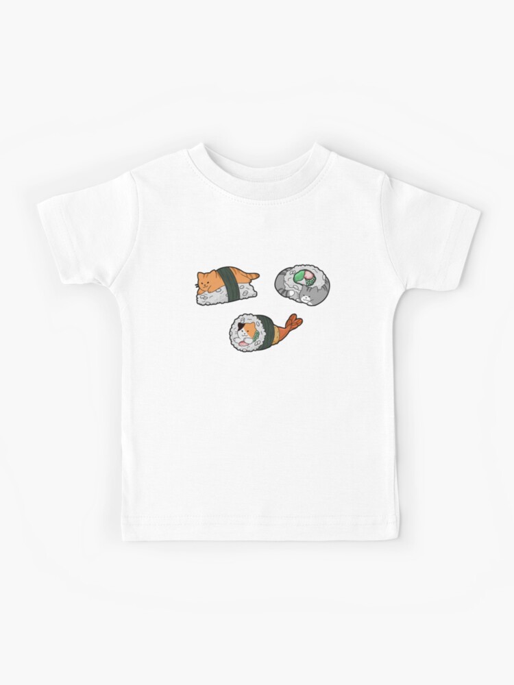 Japanese Sushi Roll Set Kids T-Shirt for Sale by KewaleeTee