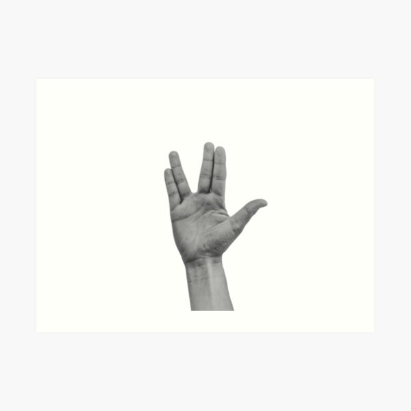 live long and prosper Art Print