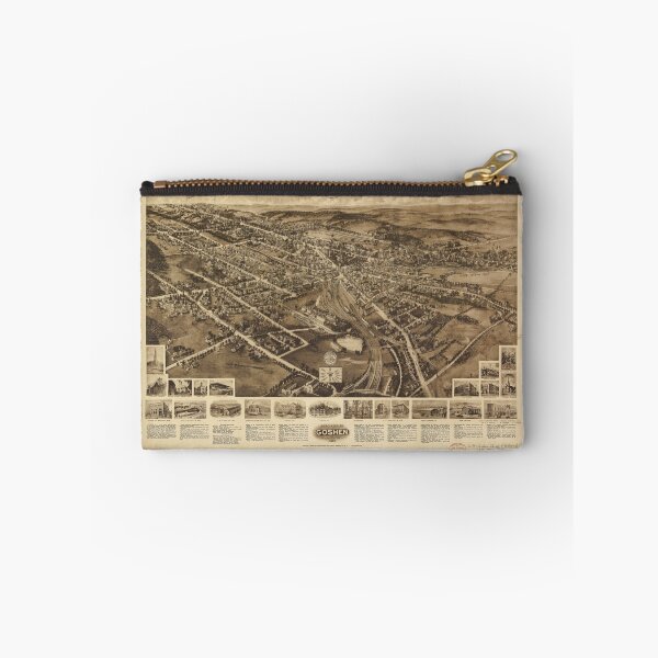 Item preview, Aero view Map of Goshen New York by Hughes & Fowler (1922) designed and sold by allhistory.