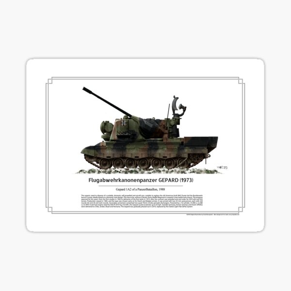 Aperçu de l'œuvre  Flugabwehrkanonenpanzer GEPARD créée et vendue par TheCollectioner.