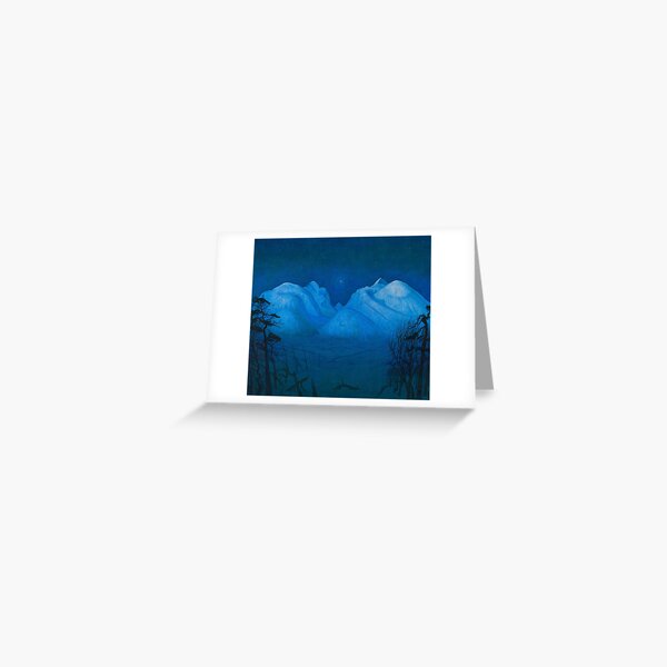 Item preview, Winter Night in the Mountains, Harald Sohlberg designed and sold by Vintage Wall Art.