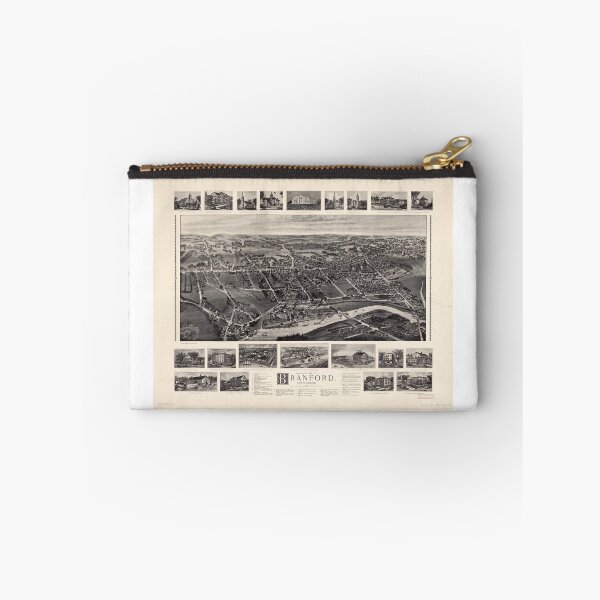 Item preview, Bird's-eye view Map of Branford Connecticut (1905) designed and sold by allhistory.