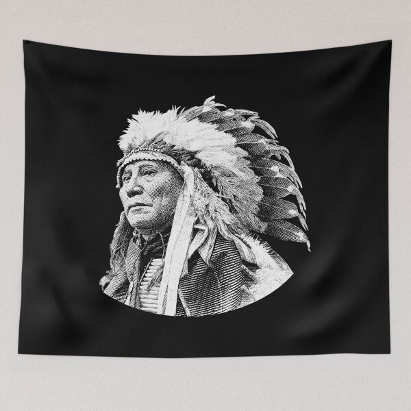 Item preview, Chief Hollow Horn Bear Graphic designed and sold by warishellstore.