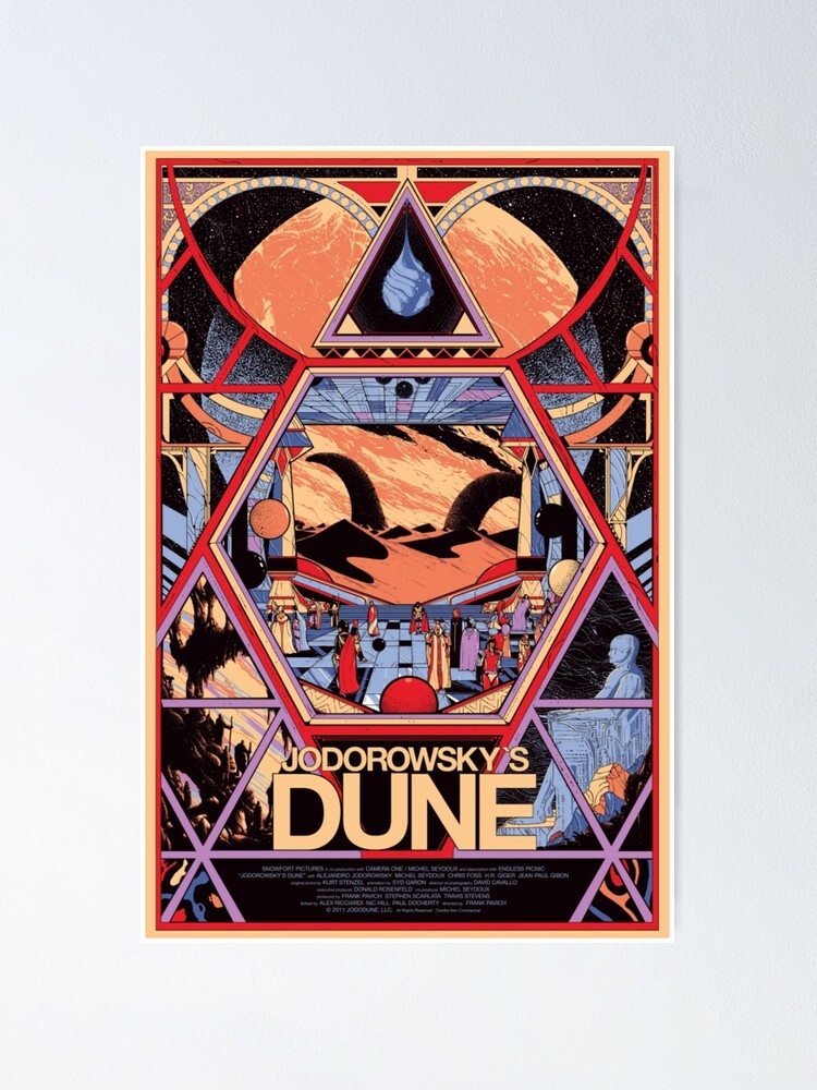 Fan Art Jodorowsky S Dune Poster By Zrxam Redbubble