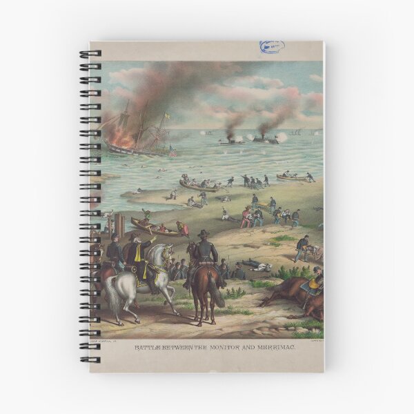 Item preview, Battle between the Monitor and Merrimack (March 9th 1862) designed and sold by allhistory.