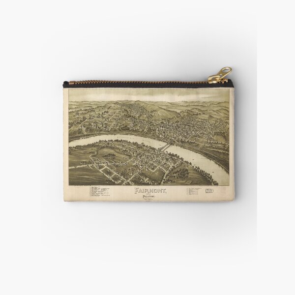 Item preview, Map of Fairmont and Palatine West Virginia (1897) designed and sold by allhistory.