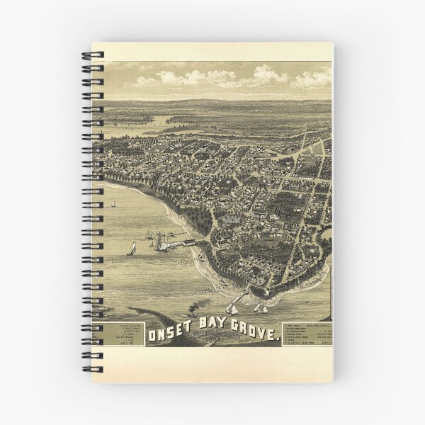 Item preview, Bird's Eye View if Onset Bay Grove, Wareham, Massachusetts (l885) designed and sold by allhistory.