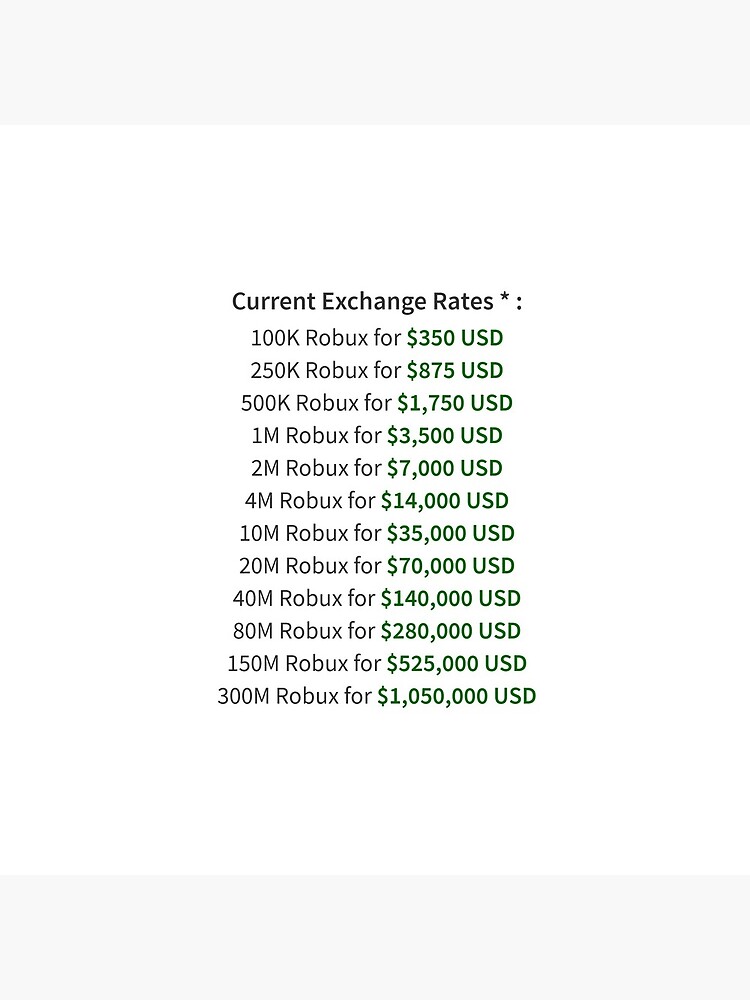 750 000 Robux Tomwhite2010 Com - robux to usd conversion rate xonnek robux hack