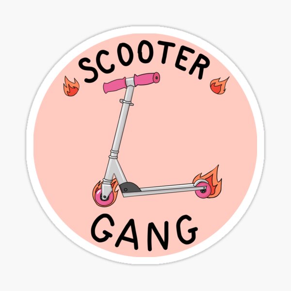 Scooter Gang Sticker