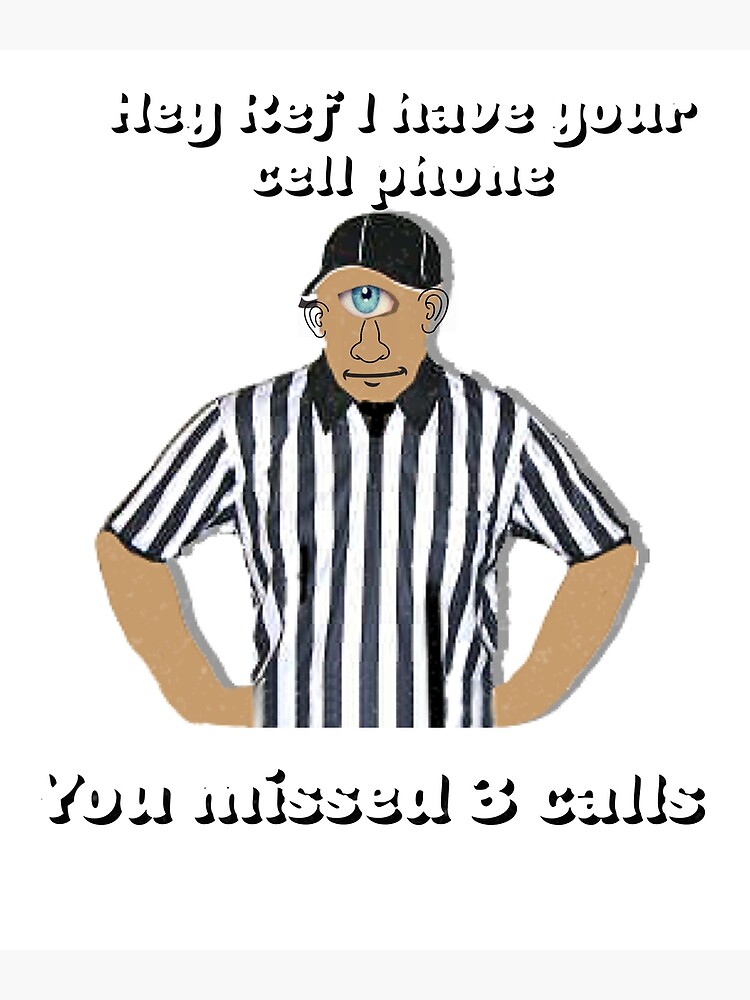 Premium Photo  Fun illustration of an american referee with a smartphone