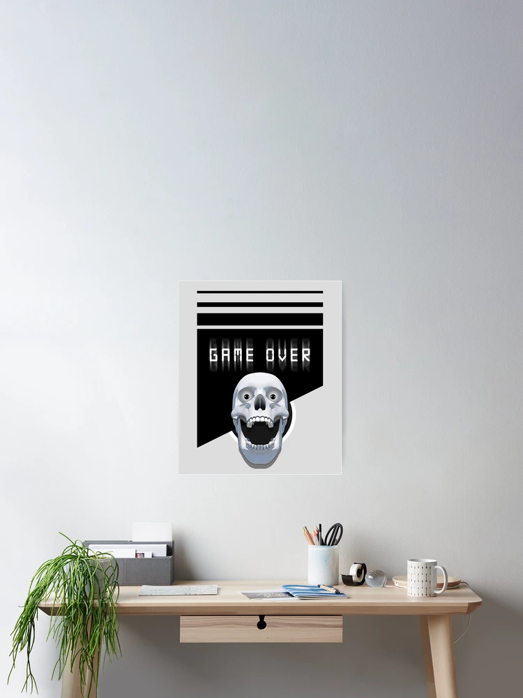Thumbnail 2 of 3, Poster, Game Over designed and sold by TMBTM.