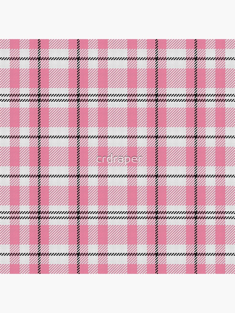 Pink Plaid Poster