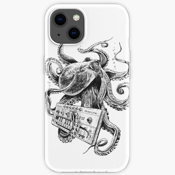 Kraken With Analog Synthesizer iPhone Soft Case