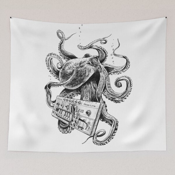 Item preview, Kraken With Analog Synthesizer designed and sold by soundsociety.