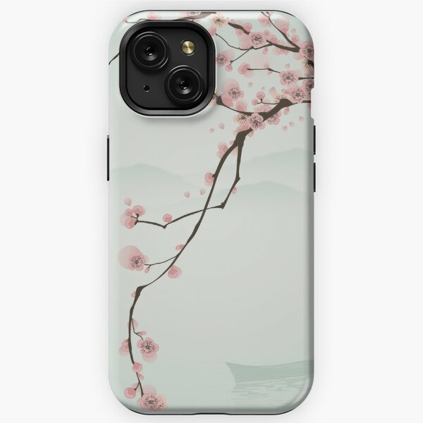 Cherry Blossoms (illustration) iPhone Wallet Case by applebeat