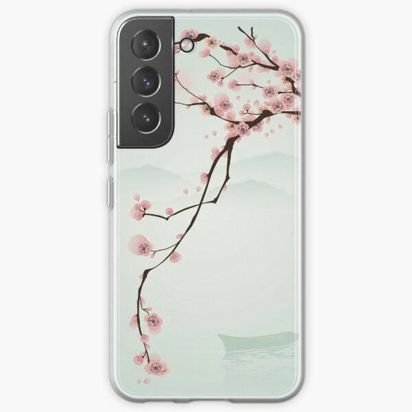 Whimsical Pink Cherry Blossom Tree Samsung Galaxy Soft Case