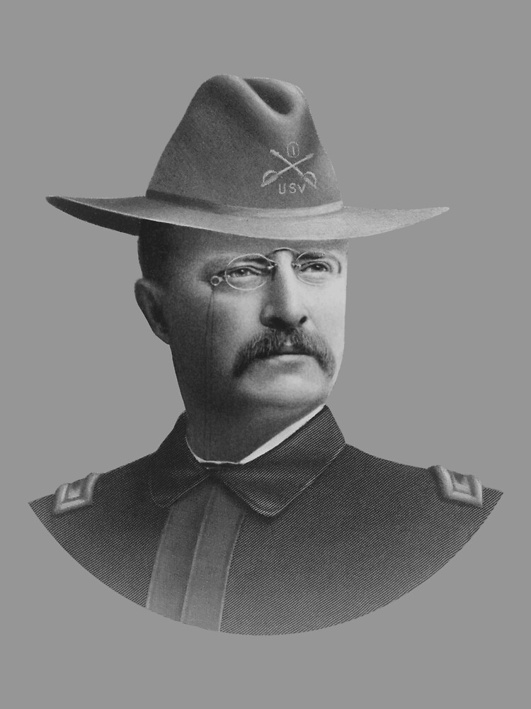 Thumbnail 3 of 3, Scarf, Colonel Teddy Roosevelt - Rough Riders designed and sold by warishellstore.