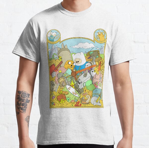 Adventure Time avec Fin et Jake T-shirt classique