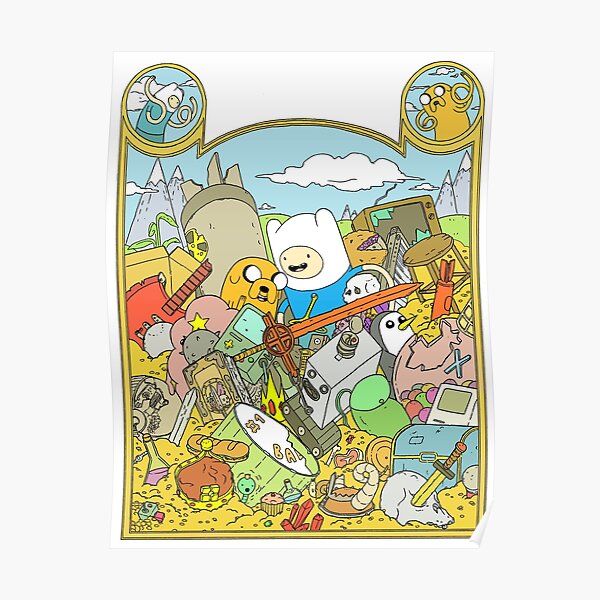 Adventure Time with Fin and Jake Poster