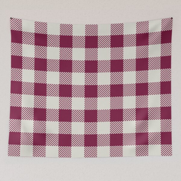 Item preview, Buffalo Plaid: Red & White designed and sold by Jared Davies.