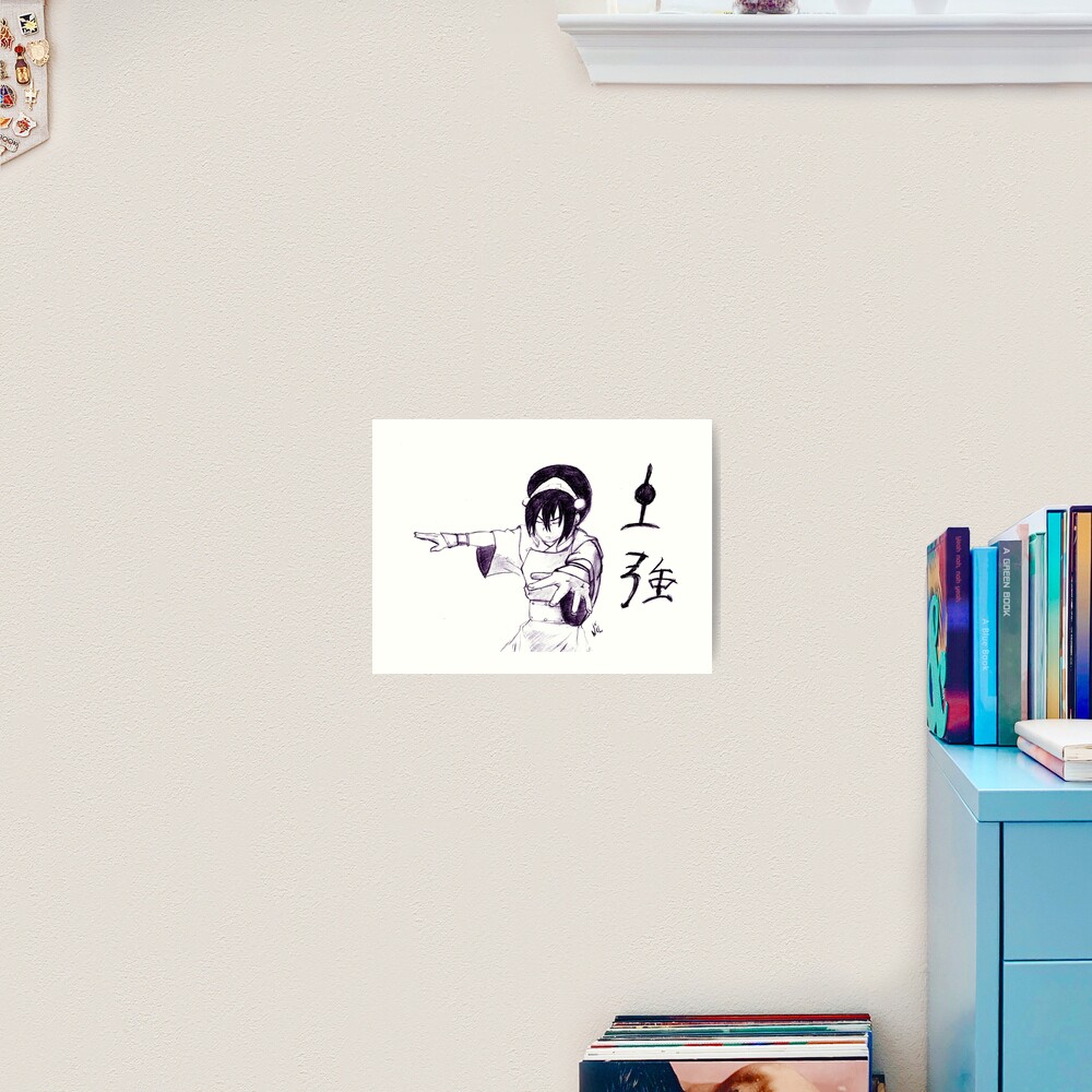 Sticker Choose Size /& Color Earthbender Decal Avatar the Last Airbender Toph