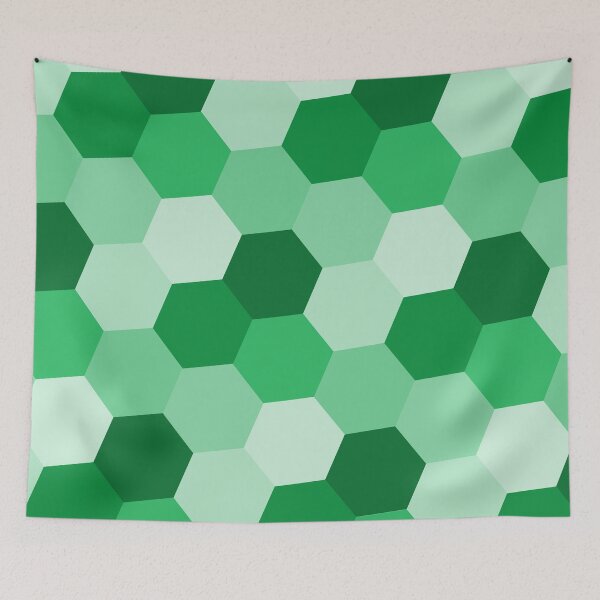 Item preview, Green Hexagons designed and sold by LittleOddShop.