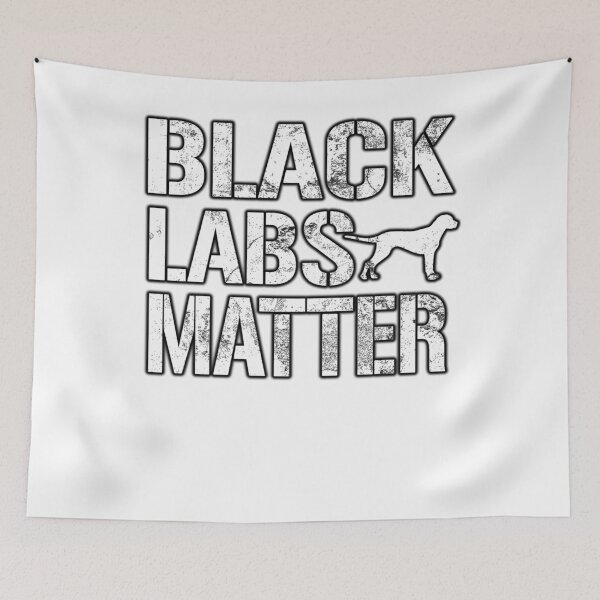Artikelvorschau, Black Labs Matter Funny Labrador Dog Lover Gift entworfen und verkauft von Kiwi-Tienda2017.