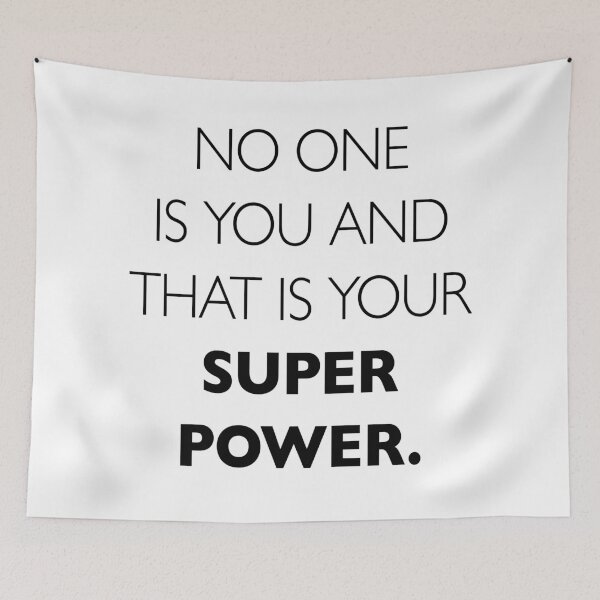 Item preview, Your super power motivational inspirational quote designed and sold by Red Arts.