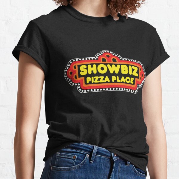SHOWBIZ PIZZA PLACE T-Shirt and Stickers - Defunct Restaurant Chain Classic T-Shirt