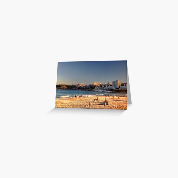 Late Winter Afternoon Bondi Beach Greeting Card