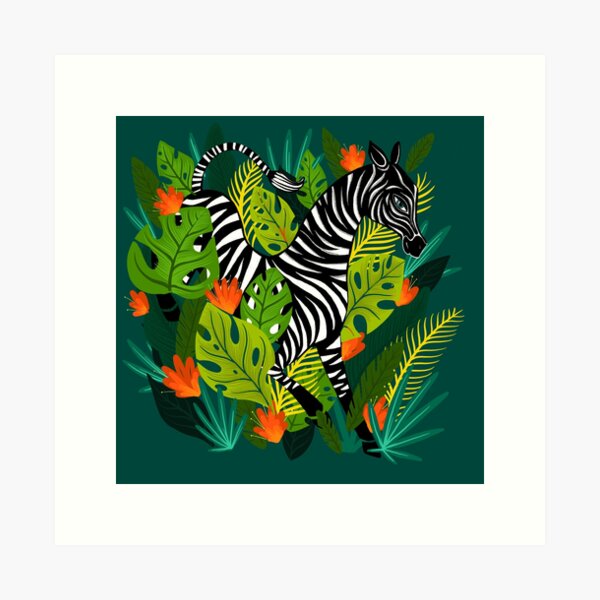 Item preview, frolicking zebra designed and sold by michaelzindell.