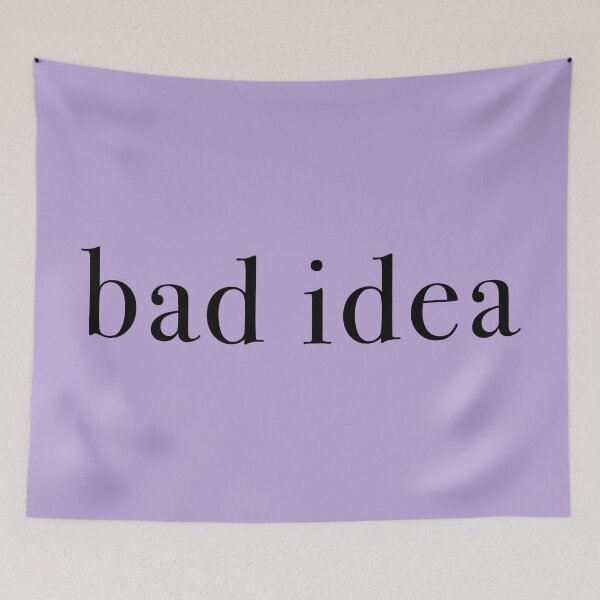 Item preview, Bad Idea - black designed and sold by KaiDee.