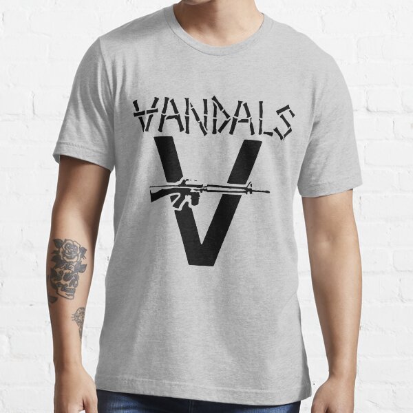 Band Stencil - Black - The Vandals Essential T-Shirt