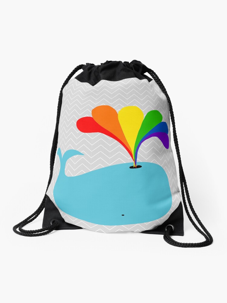 Thumbnail 1 of 3, Drawstring Bag, Magic Spout designed and sold by Beth Thompson.