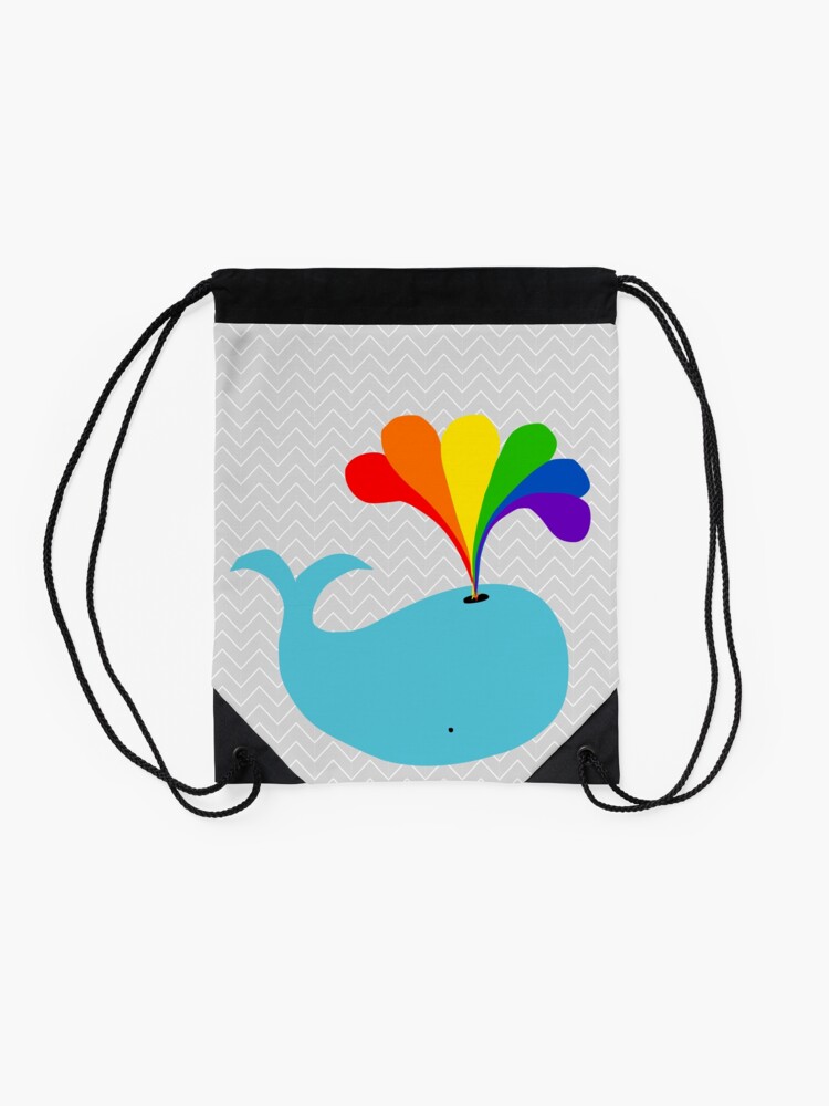 Thumbnail 2 of 3, Drawstring Bag, Magic Spout designed and sold by Beth Thompson.