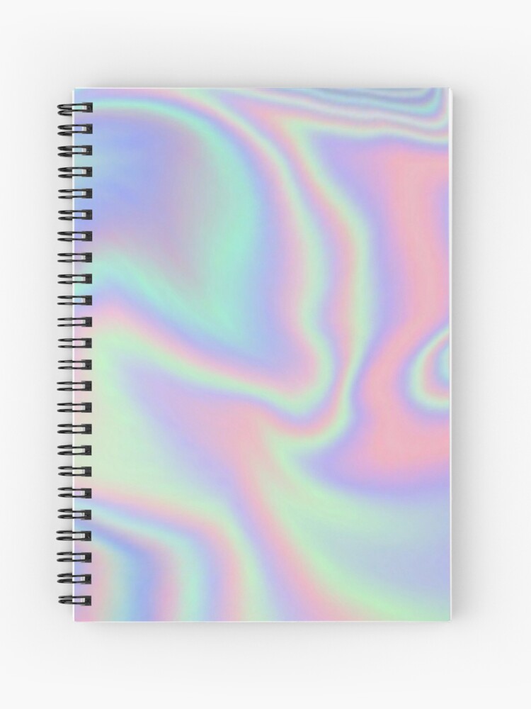 Iridescent  Spiral Notebook for Sale by reanthonydesign