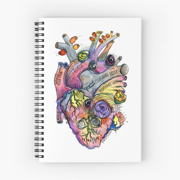 Item preview, Biotic Aortic - Heart with Blooms designed and sold by Mad World Art Ltd. Co..