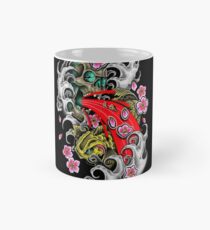 Koi und Schädel Tasse
