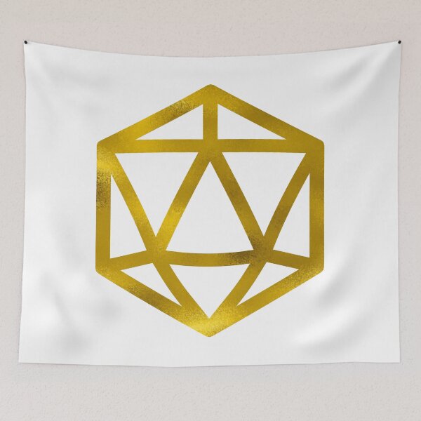 Item preview, Gold D20 designed and sold by Poluga.