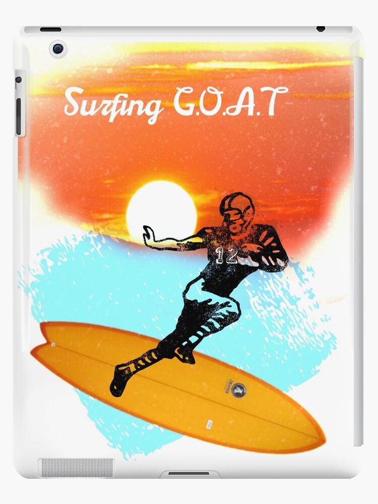 Surfing Tom Brady The Goat | iPad Case & Skin