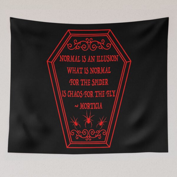 Item preview, Morticia Quote designed and sold by RavenWake.