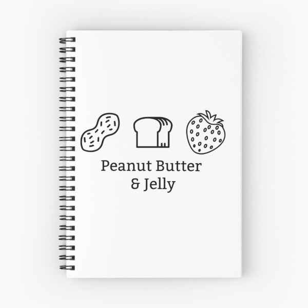 Aperçu de l'œuvre Recette Beurre d'arachide et gelée minimalistes créée et vendue par StanSquared.