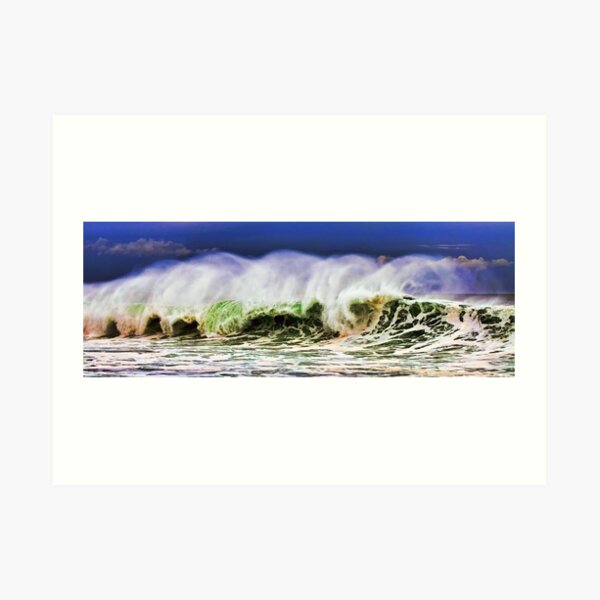 Ocean Power Wave Art Print