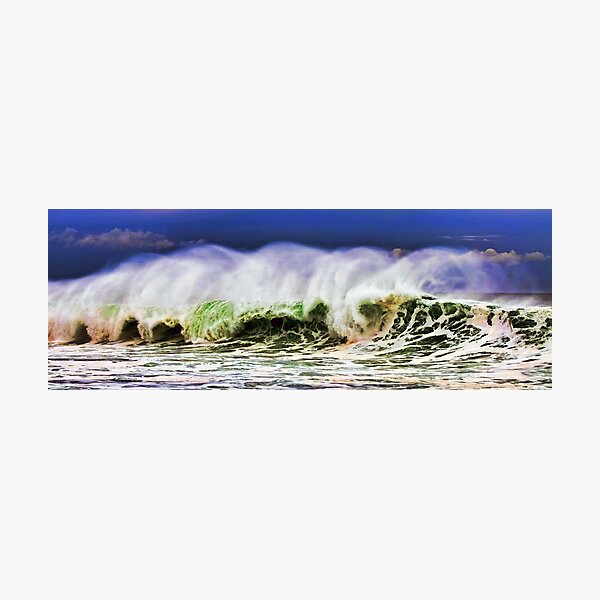 Ocean Power Wave Photographic Print