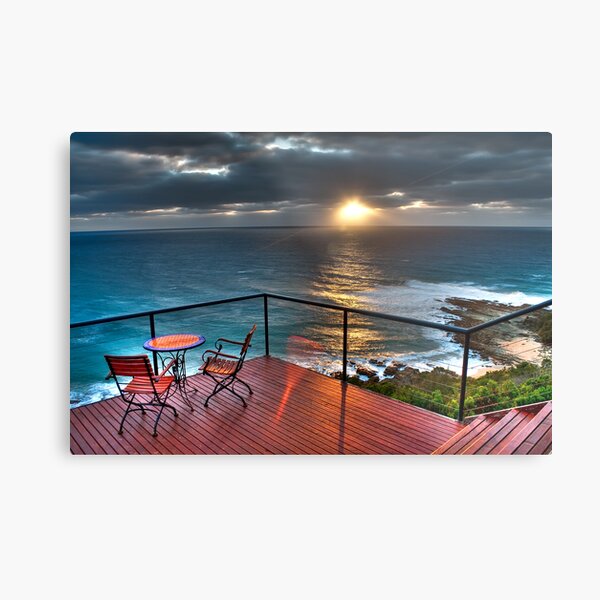 The Deck House - Sunrise Metal Print