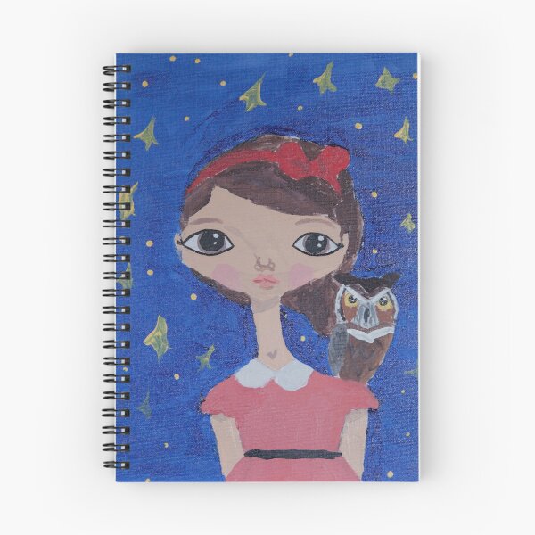 Item preview, ~ Great Horned Owl ~ 10 Year Old Amelia's Arizona Critter Girl designed and sold by ArtByMillyMoo.
